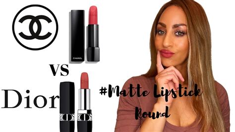 chanel or dior matte lipstick better|chanel vs dior lipstick.